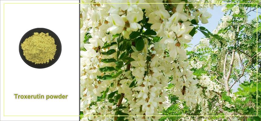 Troxerutin powder raw material display Troxerutin powder raw material display